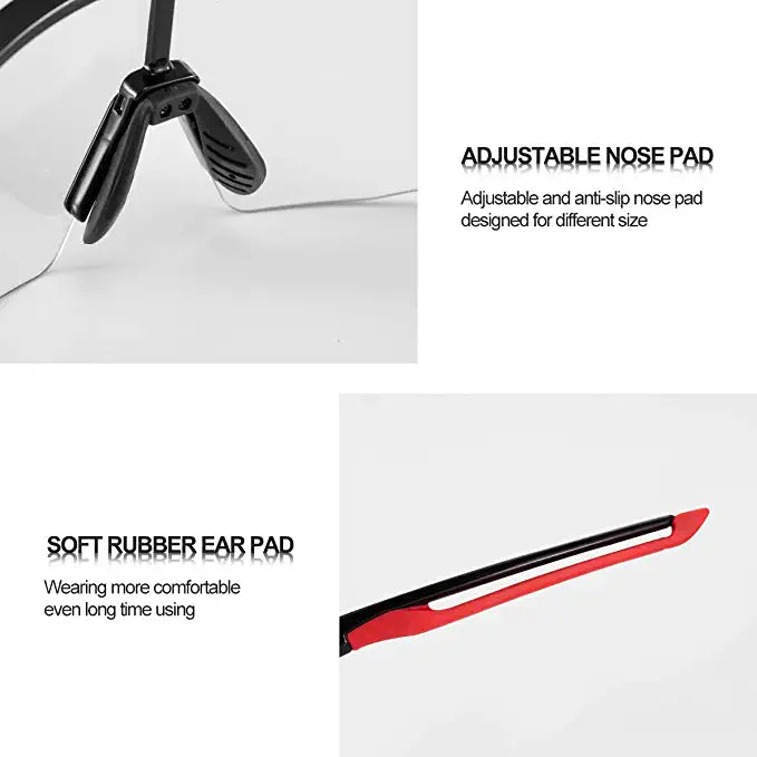 Photochromic Sunglasses - Black/Red