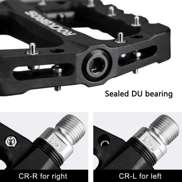 ROCKBROS MTB Bicycle Pedals - Black (Pair)