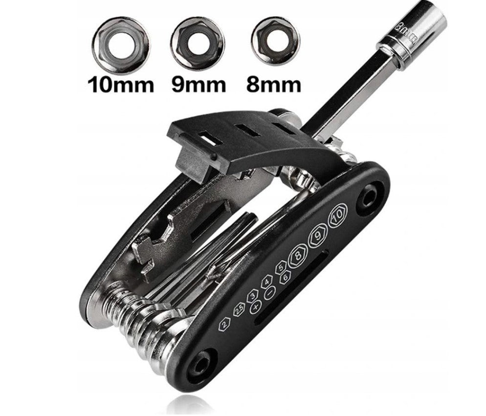 Bicycle Repair Tool Kit - 15 in 1