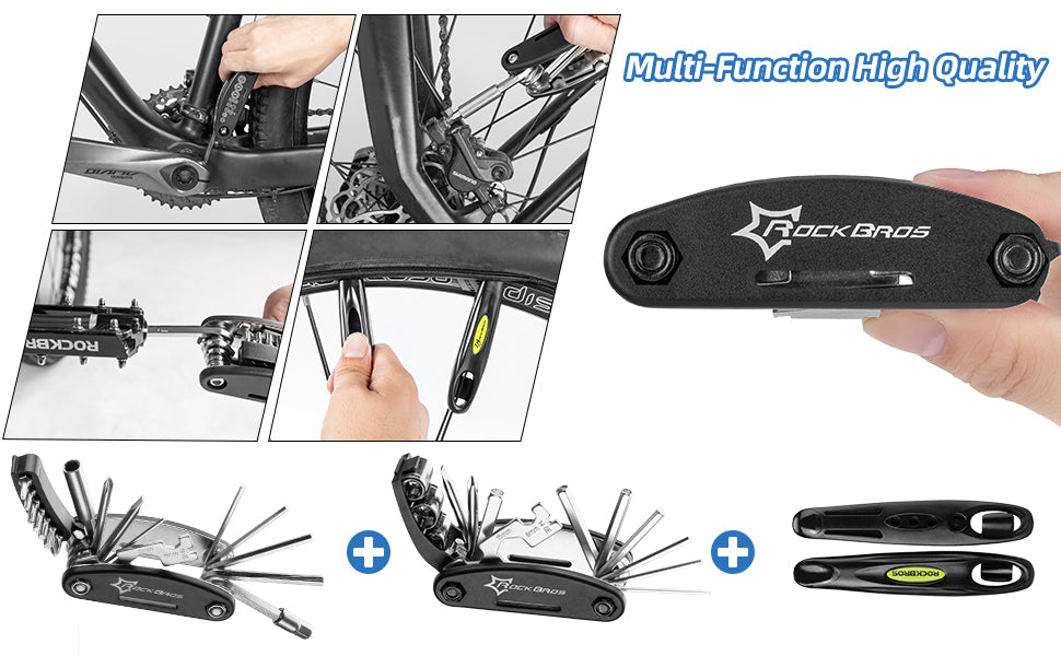 Bicycle Repair Kit 16 in 1 Multi-Function