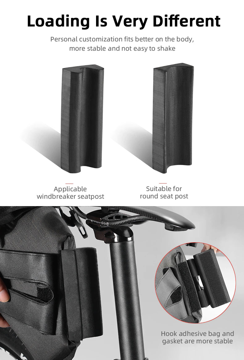ROCKBROS-Bicycle Seat Bag 100% waterproof - Max. 10L