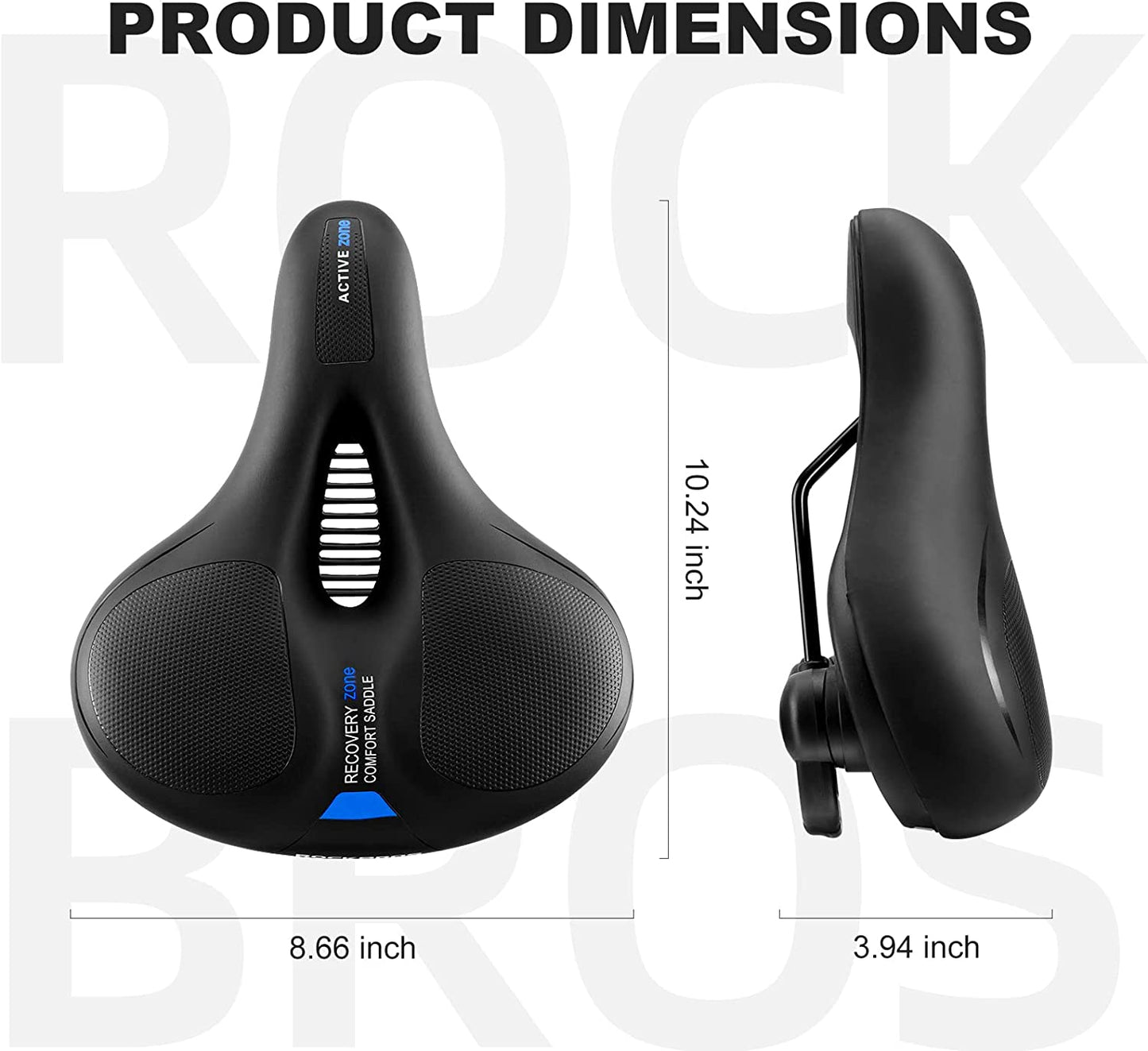 ROCKBROS MTB Anti-Shock Saddle for men and women - Blue