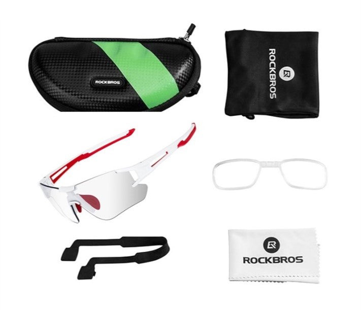 Photochromic Sunglasses - White/Red