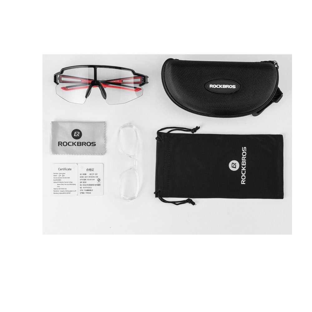 Photochromic Sunglasses - Black/Red