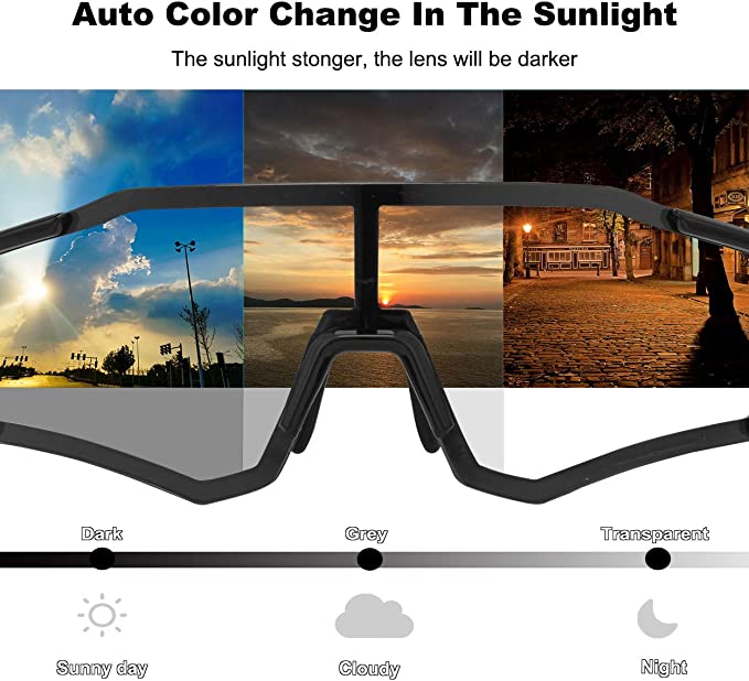 Photochromic Sunglasses - Black