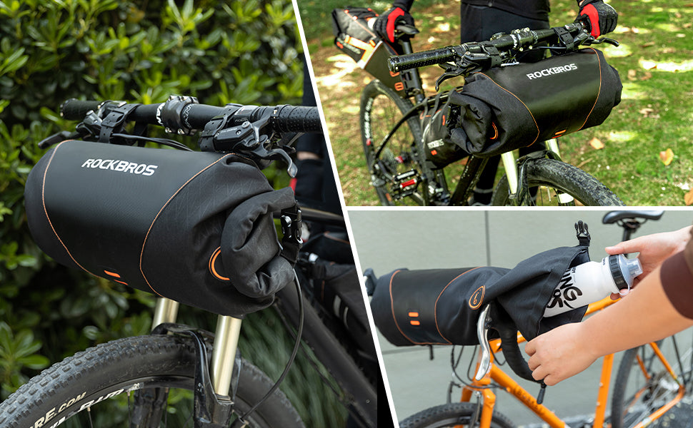 ROCKBROS Bicycle Front Handlebar Bag - Waterproof