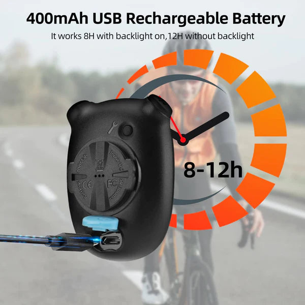 ROCKBROS Mini GPS Bicycle Computer - Black