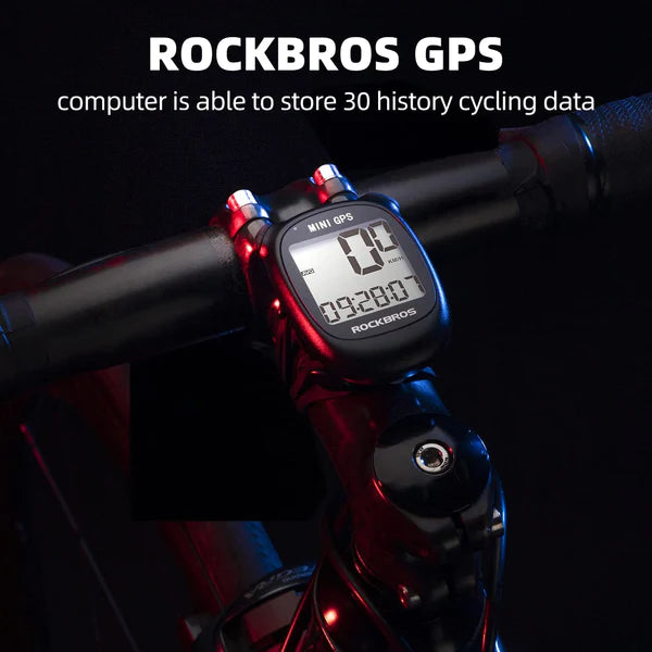 ROCKBROS Mini GPS Bicycle Computer - Black
