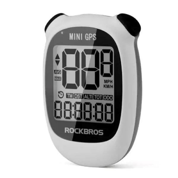 ROCKBROS Mini GPS Bicycle Computer - White