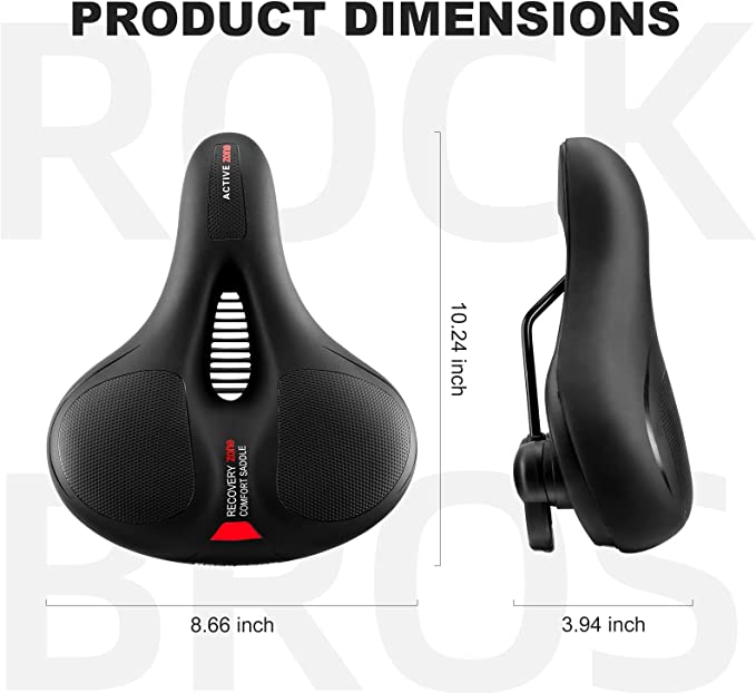 ROCKBROS MTB Anti-Shock Saddle for men and women - Red