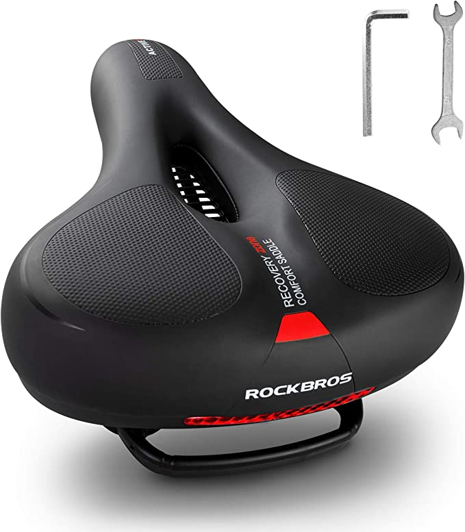 ROCKBROS MTB Anti-Shock Saddle for men and women - Red