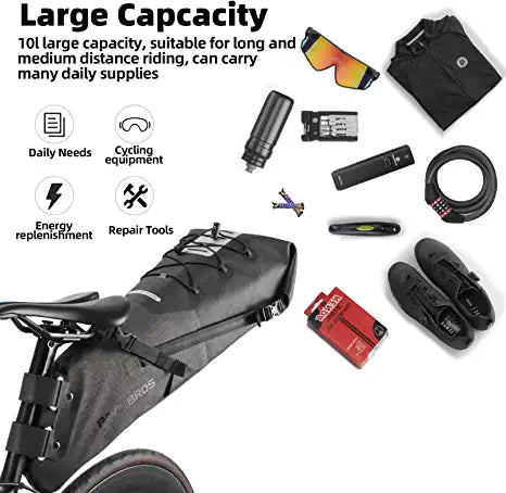 ROCKBROS Bicycle Large Bag - Waterproof Max. 14L