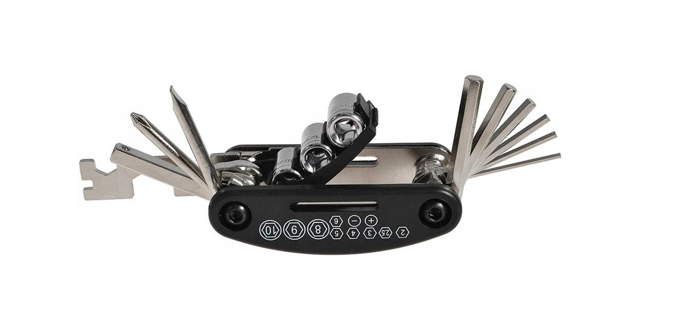 Bicycle Repair Tool Kit - 15 in 1