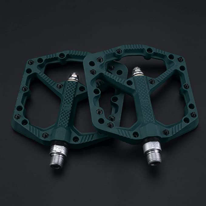 ROCKBROS MTB Nylon Fiber Bicycle Pedals - Blue (Pair)