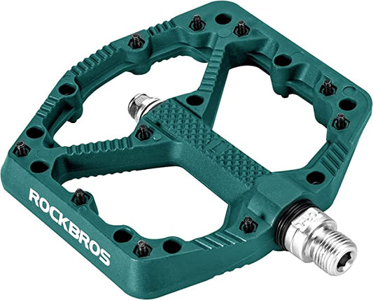 ROCKBROS MTB Nylon Fiber Bicycle Pedals - Blue (Pair)
