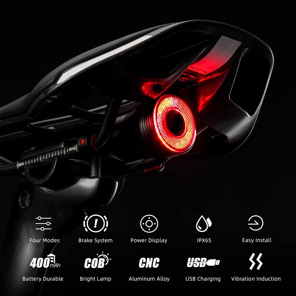 ROCKBROS Bicycle Tail Light - USB Rechargeable