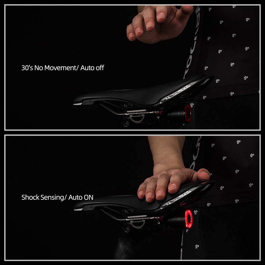 ROCKBROS Bicycle Tail Light - USB Rechargeable