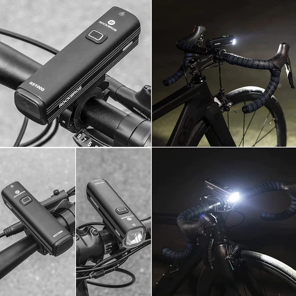 ROCKBROS Bicycle Light 1000 Lumens - USB Rechargeable & Waterproof –  SportSunglassesSA