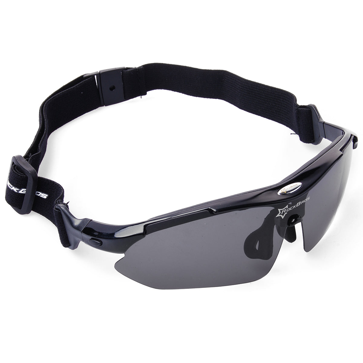 Polarized Multi Lens Sports Sunglasses - Black