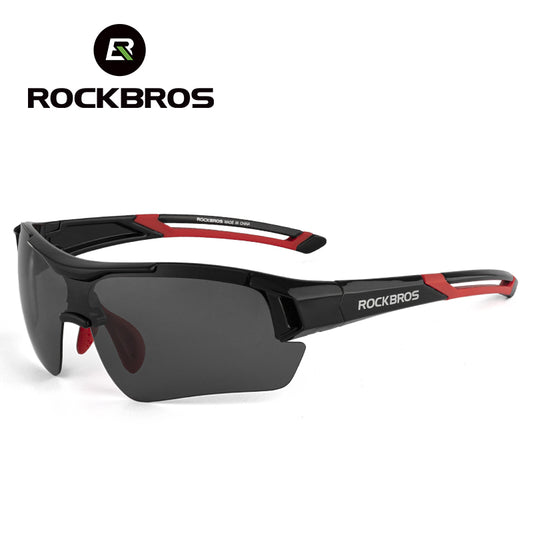 Polarized Cycling Glasses 3 lens - Black / Red