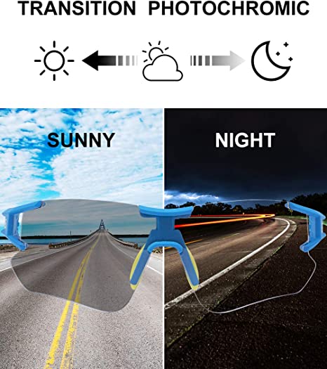 Photochromic Sunglasses - Blue/Yellow