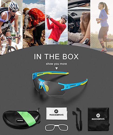 Photochromic Sunglasses - Blue/Yellow