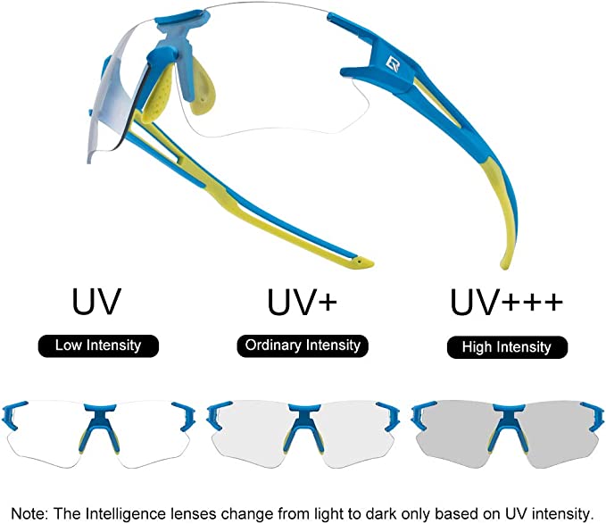 Photochromic Sunglasses - Blue/Yellow