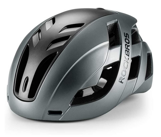 ROCKBROS Bicycle Helmet with 3 in 1 Magnetic Removable Cover - Grey