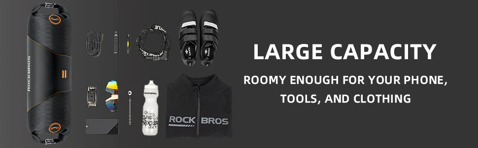 ROCKBROS Bicycle Front Handlebar Bag - Waterproof