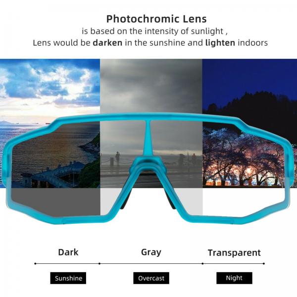 Photochromic Cycling Glasses - Blue