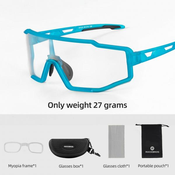 Photochromic Cycling Glasses - Blue